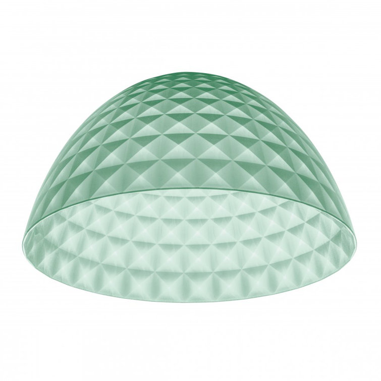 Rosalind Wheeler Stella 23Cm H Plastic Bowl Lamp Shade in Green Wayfair.co.uk
